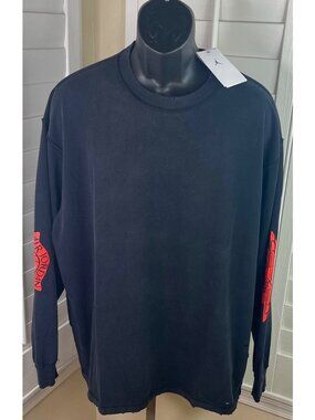 Jordan Rare Air BRED Distressed Black LS Shirt - IB3134-010 - Men’s XL - NWT $75